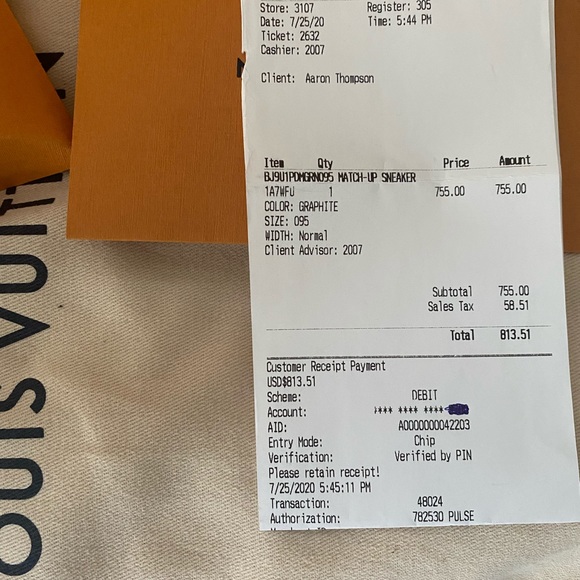 Louis Vuitton MatchUp sneaker worn only a few times - Picture 2 of 7